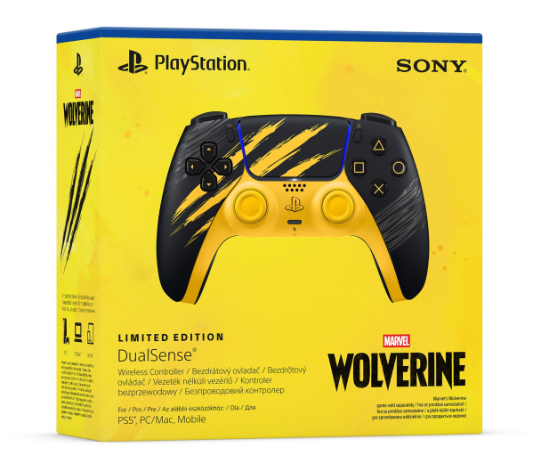 PlayStation DualSense – edycja limitowana Marvel’s Wolverine Battle Yellow - 1582124 - zdjęcie 5